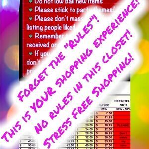 Easy Shopping Closet!!!!